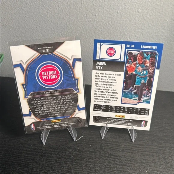 Jaden Ivey Rookie card and contenders card NBA Detroit Pistons - Picture 2 of 2